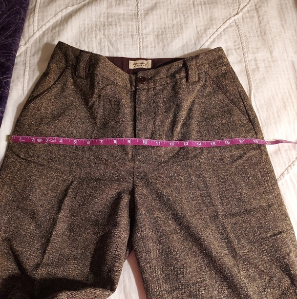 EUC Eddie Bauer lined wool cuffed trouser pants, size 2 - Picture 12 of 14